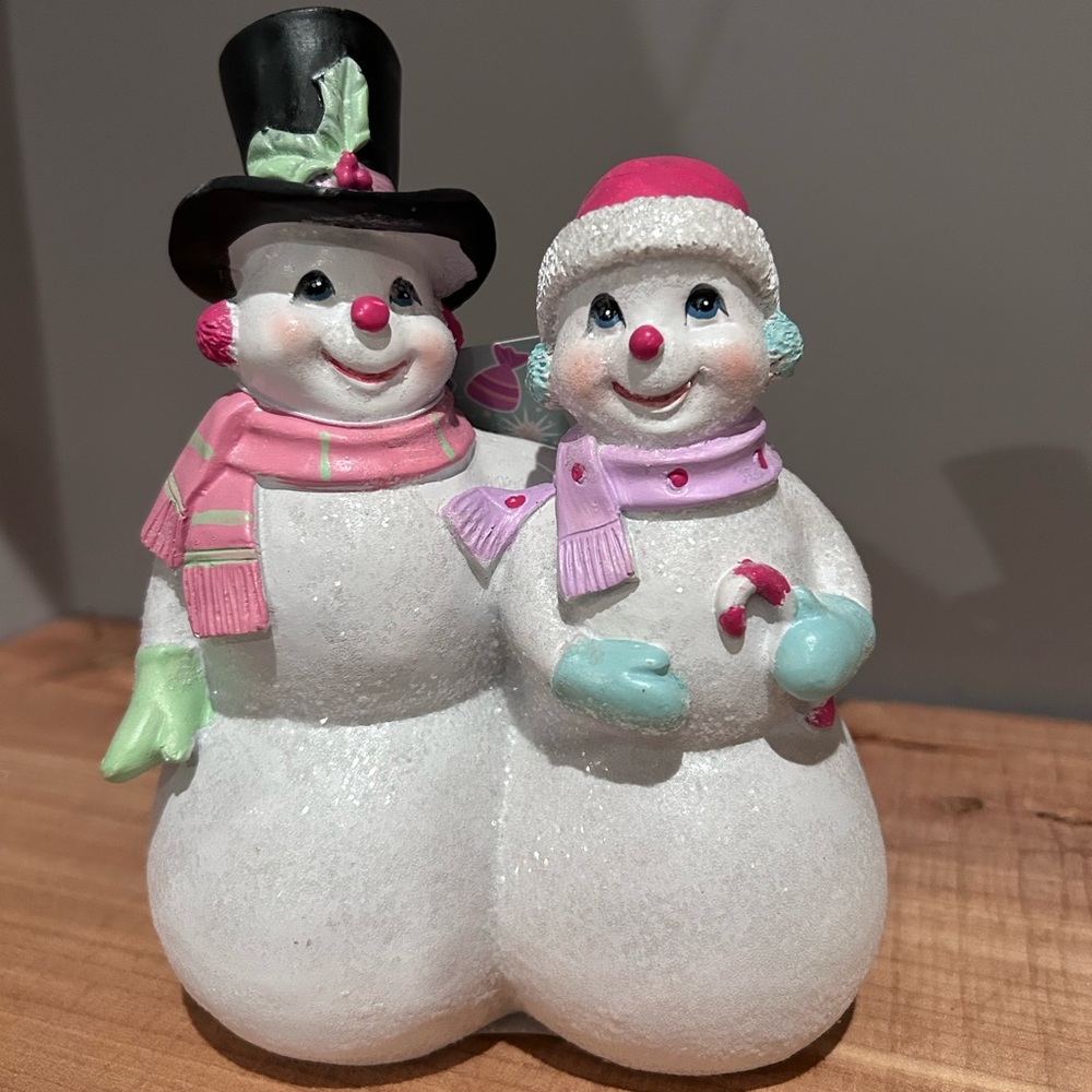 NWT Adorable Snowman Couple